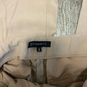 Dynamite Women's Beige Trousers